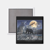 ロッキーマウンテンスピリッツのアートマグネット マグネット (正面/裏面)