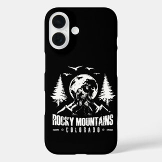 ロッキーマウンテンズコロラドビッグフットヴィンテージハイキング iPhone 16ケース