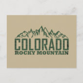 ロッキーマウンテンズコロラド シーズンポストカード (正面)