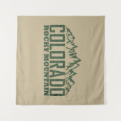 ロッキーマウンテンズコロラド タペストリー (正面(横))