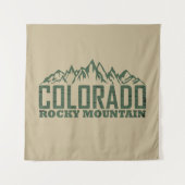 ロッキーマウンテンズコロラド タペストリー (正面)