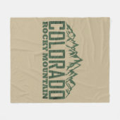 ロッキーマウンテンズコロラド フリースブランケット (正面(横))