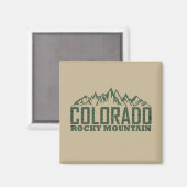 ロッキーマウンテンズコロラド マグネット (正面/裏面)