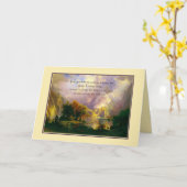 ロッキーマウンテンズセレティ祈りの言葉 カード (黄色い花)