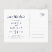 ロッキーマウンテンセーブ・ザ・デート案内はがき インビテーションポストカード (裏面)