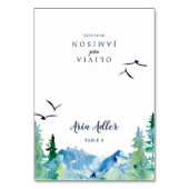 ロッキーマウンテンデスティネーションゲストネーム座席表 テーブルナンバー (正面)