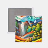 ロッキーマウンテントレント マグネット (正面/裏面)