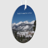 ロッキーマウンテンナショナルパークアクリルオーナメント オーナメント (正面)