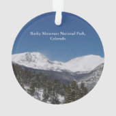 ロッキーマウンテンナショナルパークアクリルオーナメント オーナメント (裏面)
