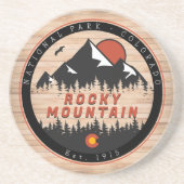 ロッキーマウンテンナショナルパークウッドヴィンテージサンセット コースター (正面)