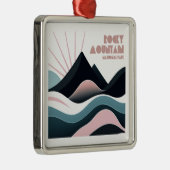 ロッキーマウンテンナショナルパークカラーヒルズ メタルオーナメント (右)
