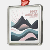 ロッキーマウンテンナショナルパークカラーヒルズ メタルオーナメント (左)