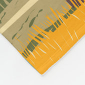 ロッキーマウンテンナショナルパークコロラドエルクヴィンテージ フリースブランケット (角)