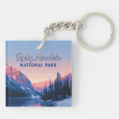ロッキーマウンテンナショナルパークコロラドマウンテンズ キーホルダー (裏面)