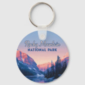 ロッキーマウンテンナショナルパークコロラドマウンテンズ キーホルダー (裏面)