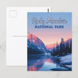 ロッキーマウンテンナショナルパークコロラドマウンテンズ ポストカード