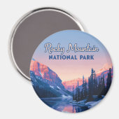 ロッキーマウンテンナショナルパークコロラドマウンテンズ マグネット (正面/裏面)