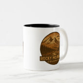 ロッキーマウンテンナショナルパークコロラドマグ ツートーンマグカップ (正面右)