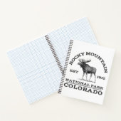 ロッキーマウンテンナショナルパークコロラドムースハイキングO ノートブック (内部)