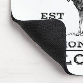 ロッキーマウンテンナショナルパークコロラドムースハイキングO マウスパッド (コーナー)