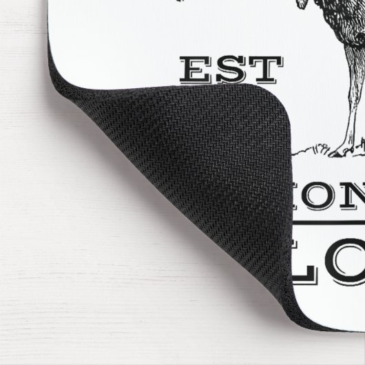 ロッキーマウンテンナショナルパークコロラドムースハイキングO マウスパッド (コーナー)