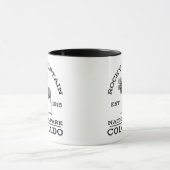 ロッキーマウンテンナショナルパークコロラドムースハイキングO マグカップ (中央)