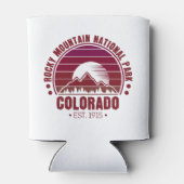 ロッキーマウンテンナショナルパークコロラドレトロ 缶クーラー (裏面)
