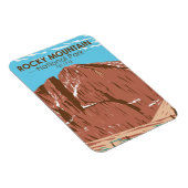 ロッキーマウンテンナショナルパークコロラドロングピーク マグネット (右側)