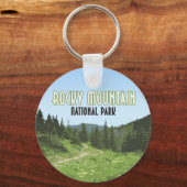 ロッキーマウンテンナショナルパークコロラドヴィンテージ キーホルダー (正面)