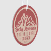 ロッキーマウンテンナショナルパークコロラド オーナメント (正面)