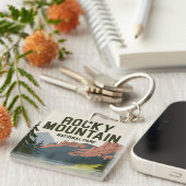 ロッキーマウンテンナショナルパークコロラド キーホルダー (正面右)