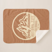 ロッキーマウンテンナショナルパークコロラド シェルパブランケット (正面(横))