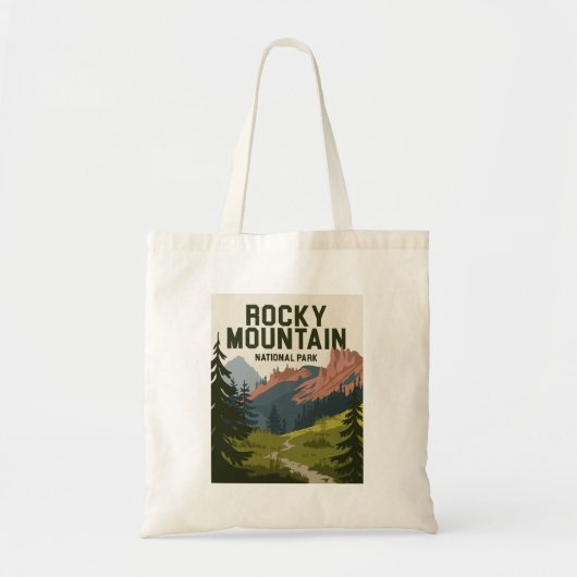 ロッキーマウンテンナショナルパークコロラド トートバッグ (正面)