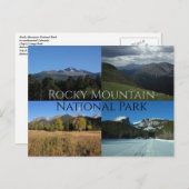 ロッキーマウンテンナショナルパークコロラド ポストカード (正面/裏面)
