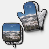 ロッキーマウンテンナショナルパークコロラド 鍋つかみ&鍋敷きセット (正面/裏面)