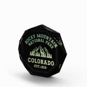 ロッキーマウンテンナショナルパークコロラドUSAグラデーション フォトブロック (右)