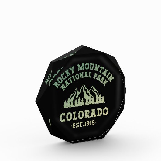 ロッキーマウンテンナショナルパークコロラドUSAグラデーション フォトブロック (左)