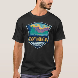ロッキーマウンテンナショナルパークテトンレンジトラベル Tシャツ