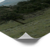 ロッキーマウンテンナショナルパークパノラマ1 ポスター (角)