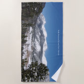 ロッキーマウンテンナショナルパークビーチタオル ビーチタオル (正面)