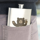 ロッキーマウンテンナショナルパークピースベア フラスク (インサイチュ)