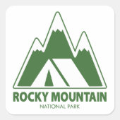 ロッキーマウンテンナショナルパークマウンテンキャンプ スクエアシール (正面)