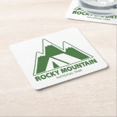 ロッキーマウンテンナショナルパークマウンテンキャンプ スクエアペーパーコースター (アングル)