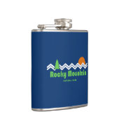 ロッキーマウンテンナショナルパークレトロ フラスク (右)