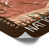 ロッキーマウンテンナショナルパークロンズピーク動揺して ポスター (角)