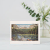 ロッキーマウンテンナショナルパーク山水盆葉書 ポストカード (スタンド正面)