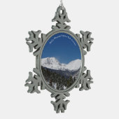 ロッキーマウンテンナショナルパーク2オーナメント スノーフレークピューターオーナメント (左)