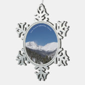 ロッキーマウンテンナショナルパーク2オーナメント スノーフレークピューターオーナメント (右)