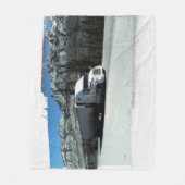 ロッキーマウンテンハウラー – 貨物用トラックドライバー フリースブランケット (正面)