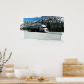 ロッキーマウンテンハウラー – 貨物用トラックドライバー ポスター (キッチン)